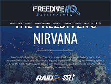 Tablet Screenshot of freedivinghq.com